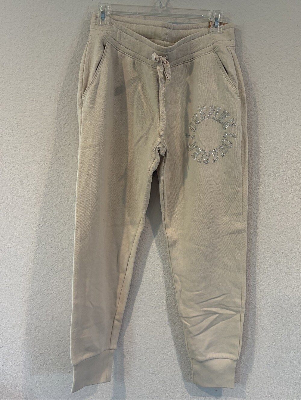 NWT Victorias Secret‎ PINK Womens Rhinestone Everyday Lounge Jogger Sweatpants M